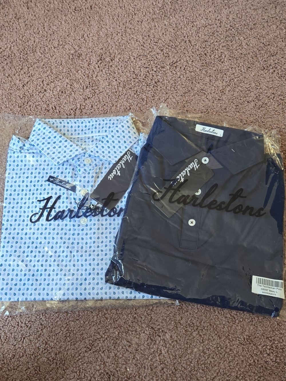 Harlestons Polo (Set of 2) NWT Medium
